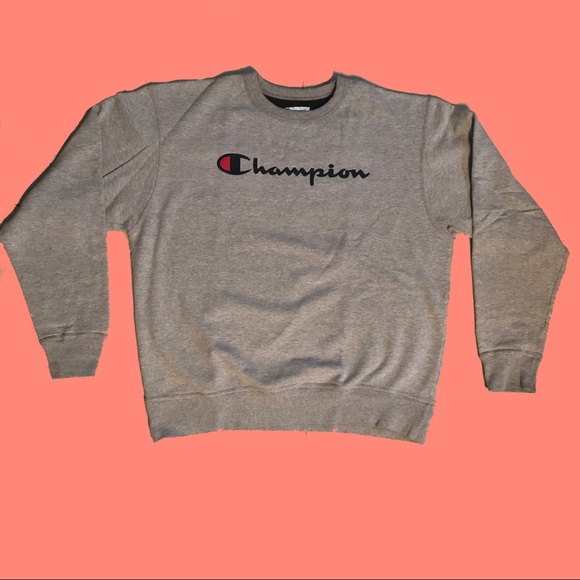 CHAMPION SCRIPT LOGO SWEATER - Picture 1 of 1